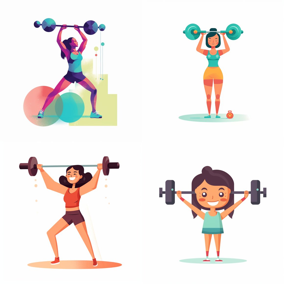 Mid-Workout Strength: Featuring Cute Gym Woman