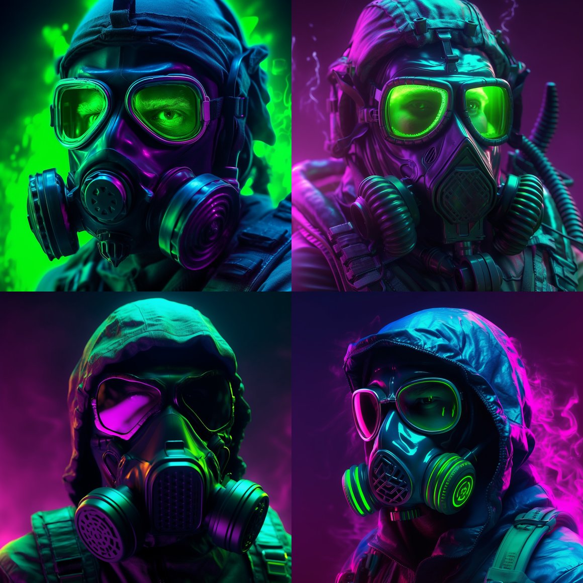 Neon Night Vision: An Alien Voyage in 8K HD