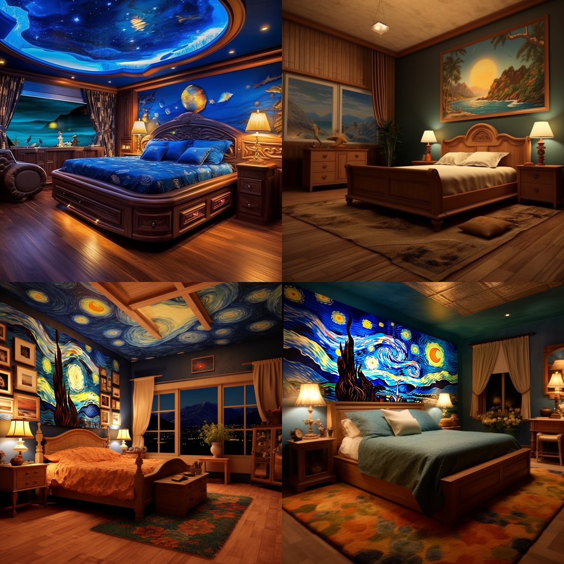 Hawaii Mountain Beach Luxury Retreat with Van Gogh Feature