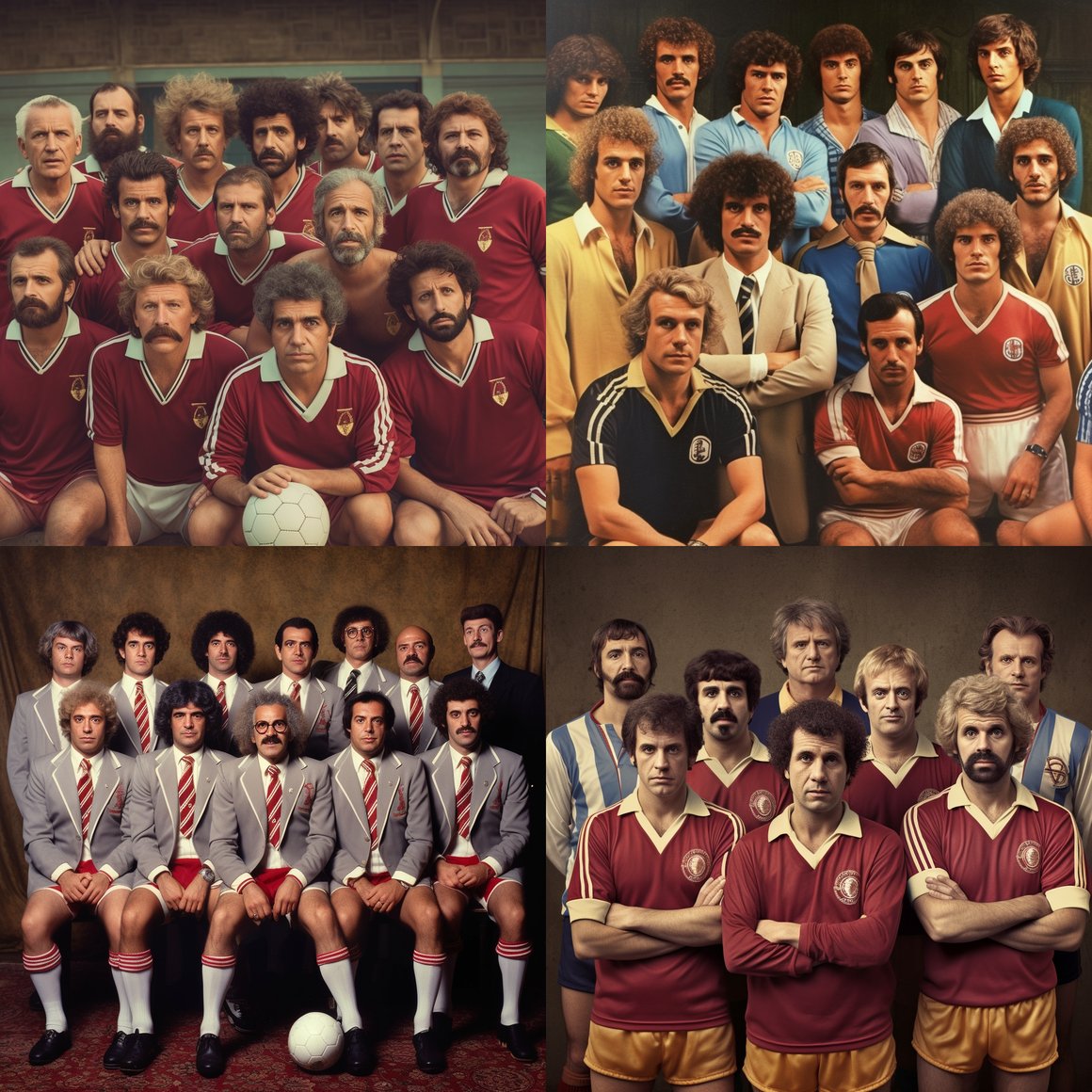 Classically Philosophical 1980's Soccer Photo Shoot
