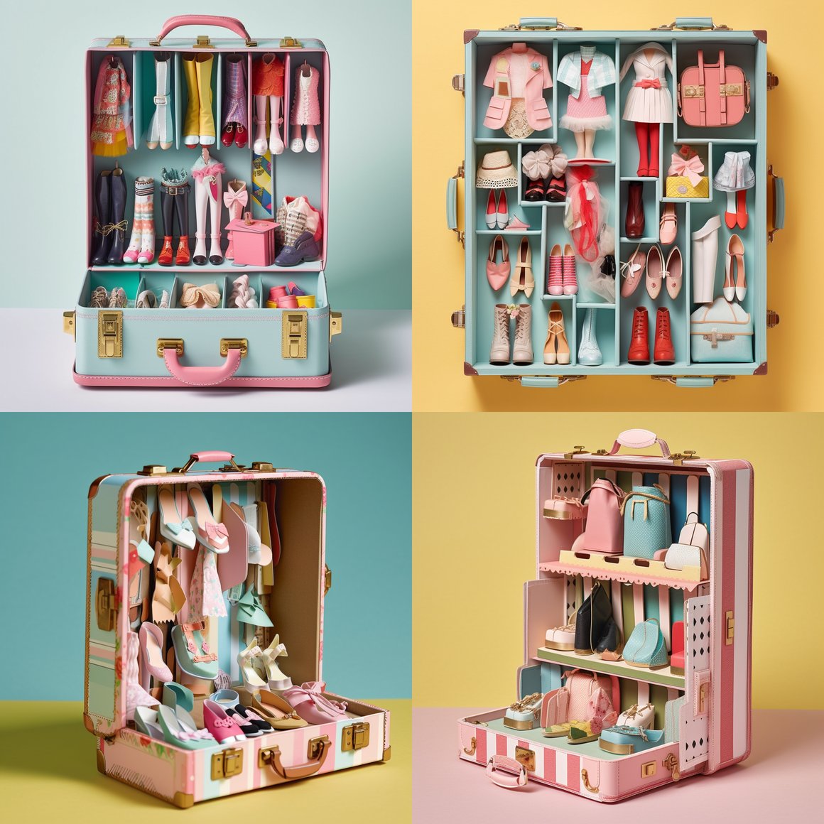 Halfway Update: Adorable Miniature Paper Wardrobe Adventure