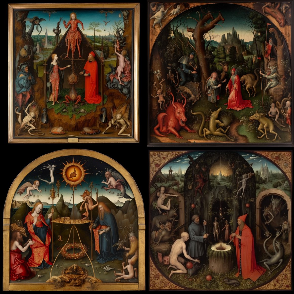 Christ Among Beasts in Bosch and Grunewald's Mystical Journey