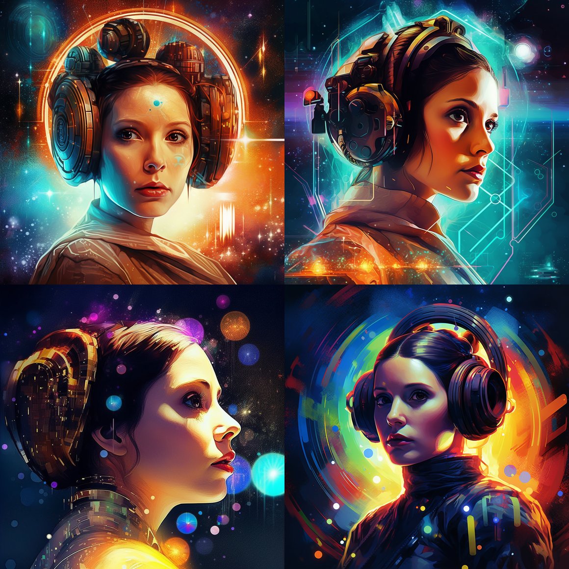 A Surreal Star Wars Adventure in Digital Art