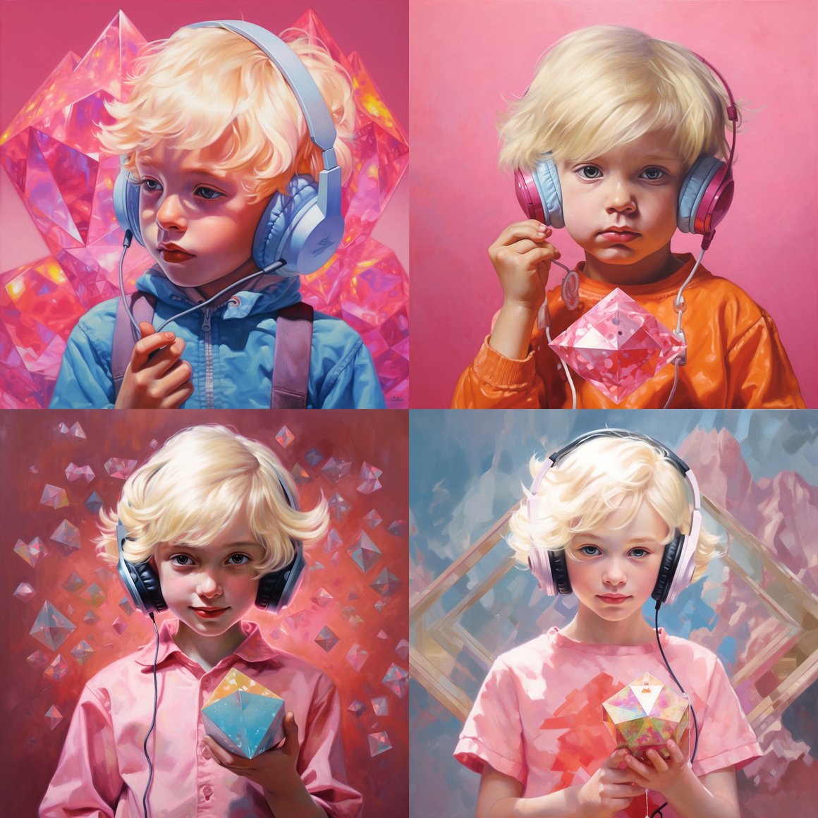 Artistic Interlude: The Blond Kid with Pink Diamond
