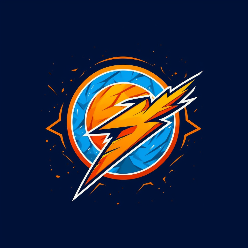 Designing V5 Basketball Team Logo with Thunder Symbol and CDP Insignia