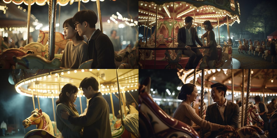 Midnight Festival Romance: Scene Interlude