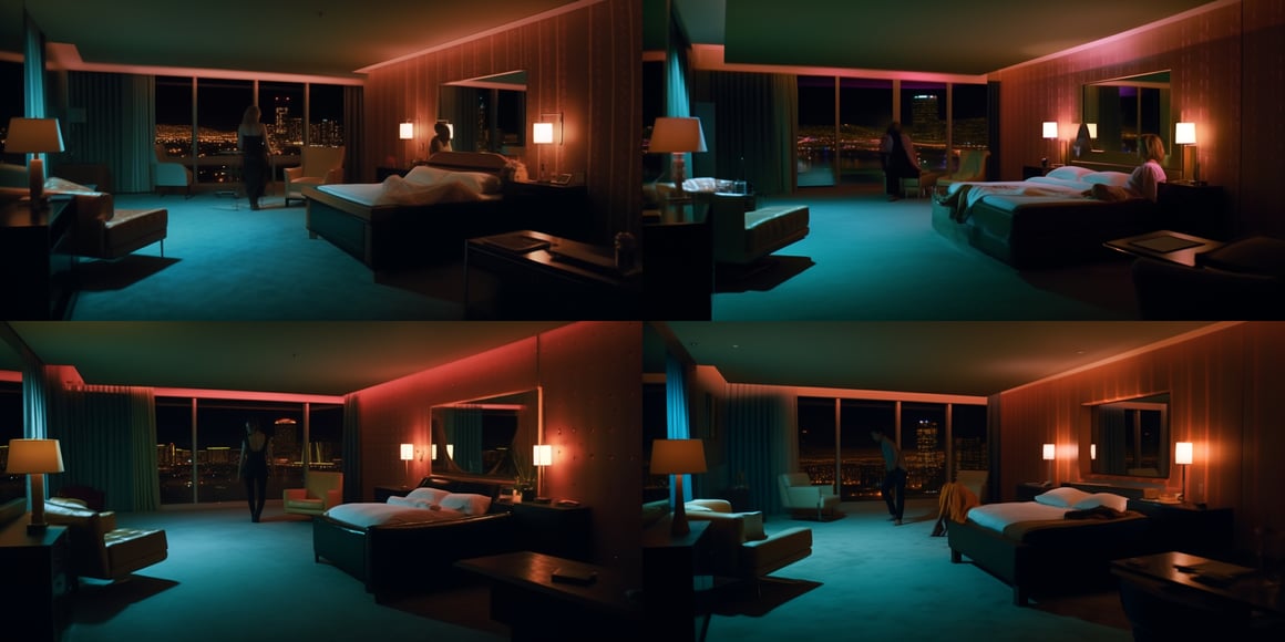 Neon Nights: A Cinematic Interlude in Vegas