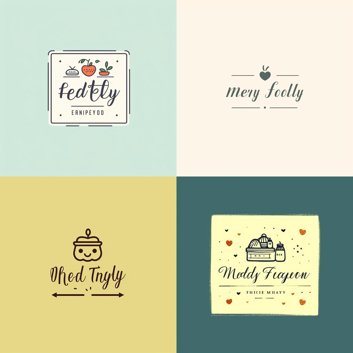 Healthy Food Blog Logo Design Brief