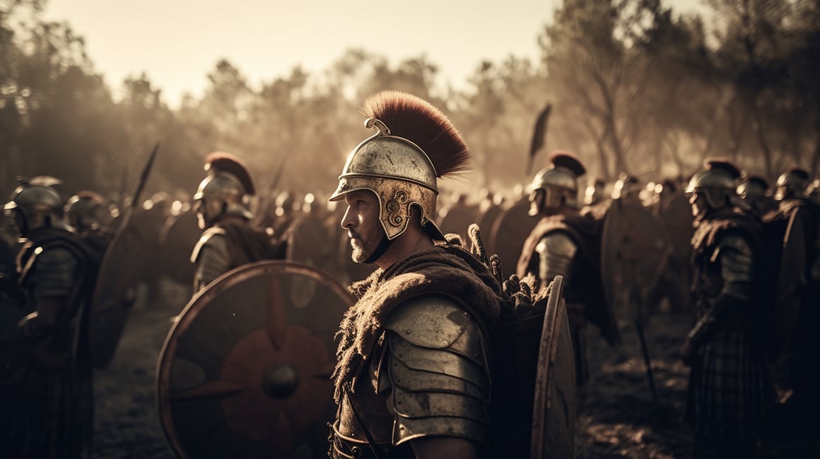 Cinematic Exploration of Ancient Roman versus Greek Warfare