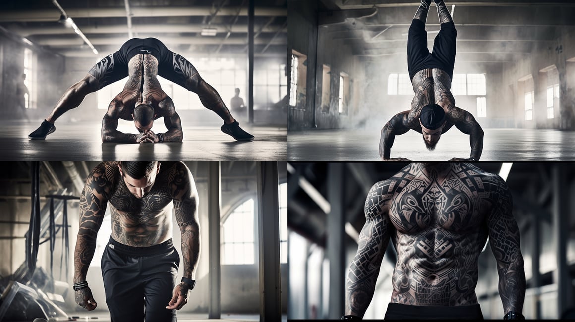 Cinematic Yoga Scene