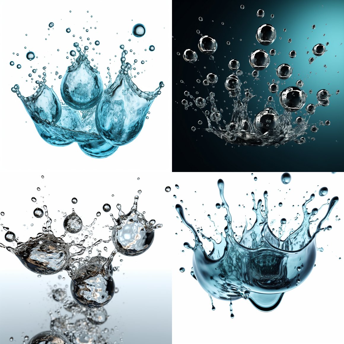 HD Realistic Water Splash Mid-Point Progress