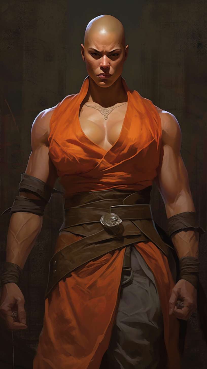 Monastic Muscle: Portrait of a Female Monk Bodybuilder