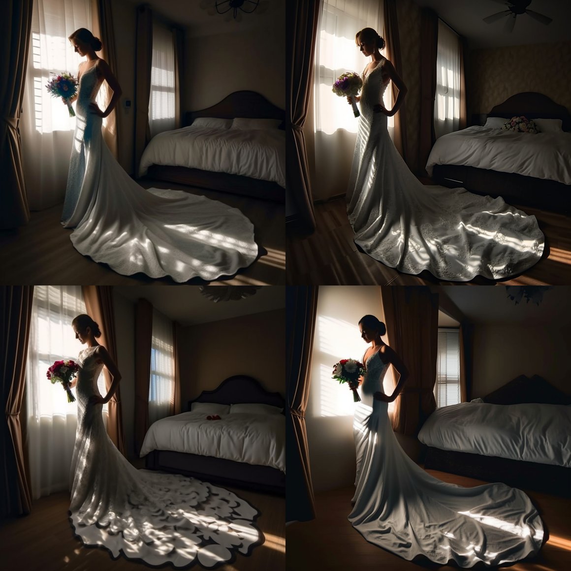 A Tall Bride's Luxurious Preparation Journey