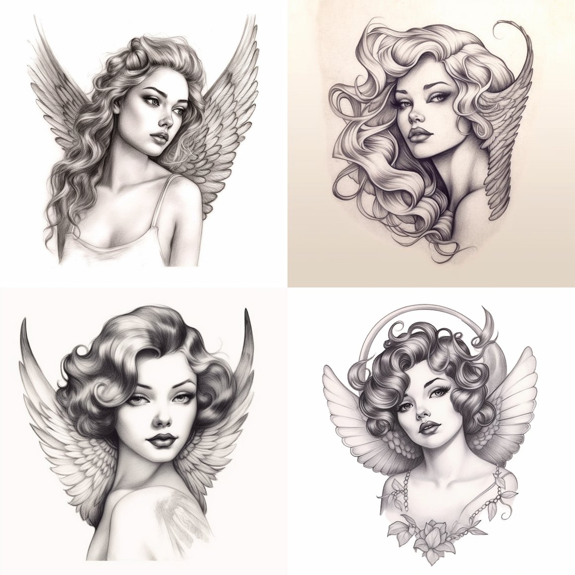 Pencil Sketch Tattoo Design Journey