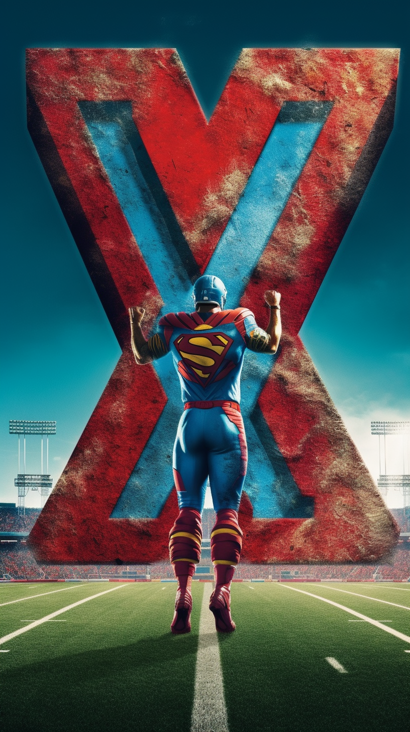 A Vertical Portrait in Hyper-Realism on the Football Field