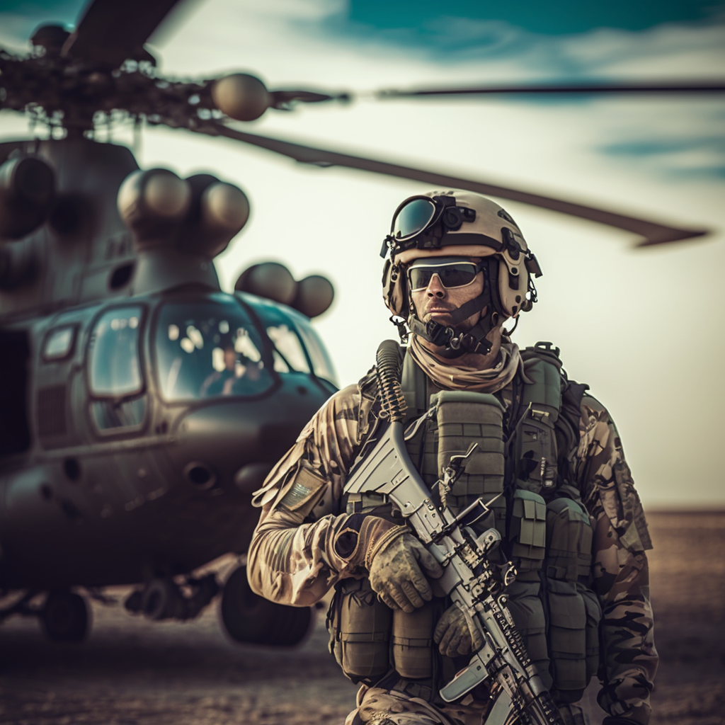 Resolute Sentinel: A Cinematic Warfare Photoshoot