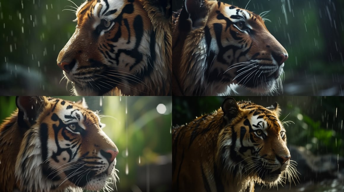 A Tiger's Journey Through the Rainforest