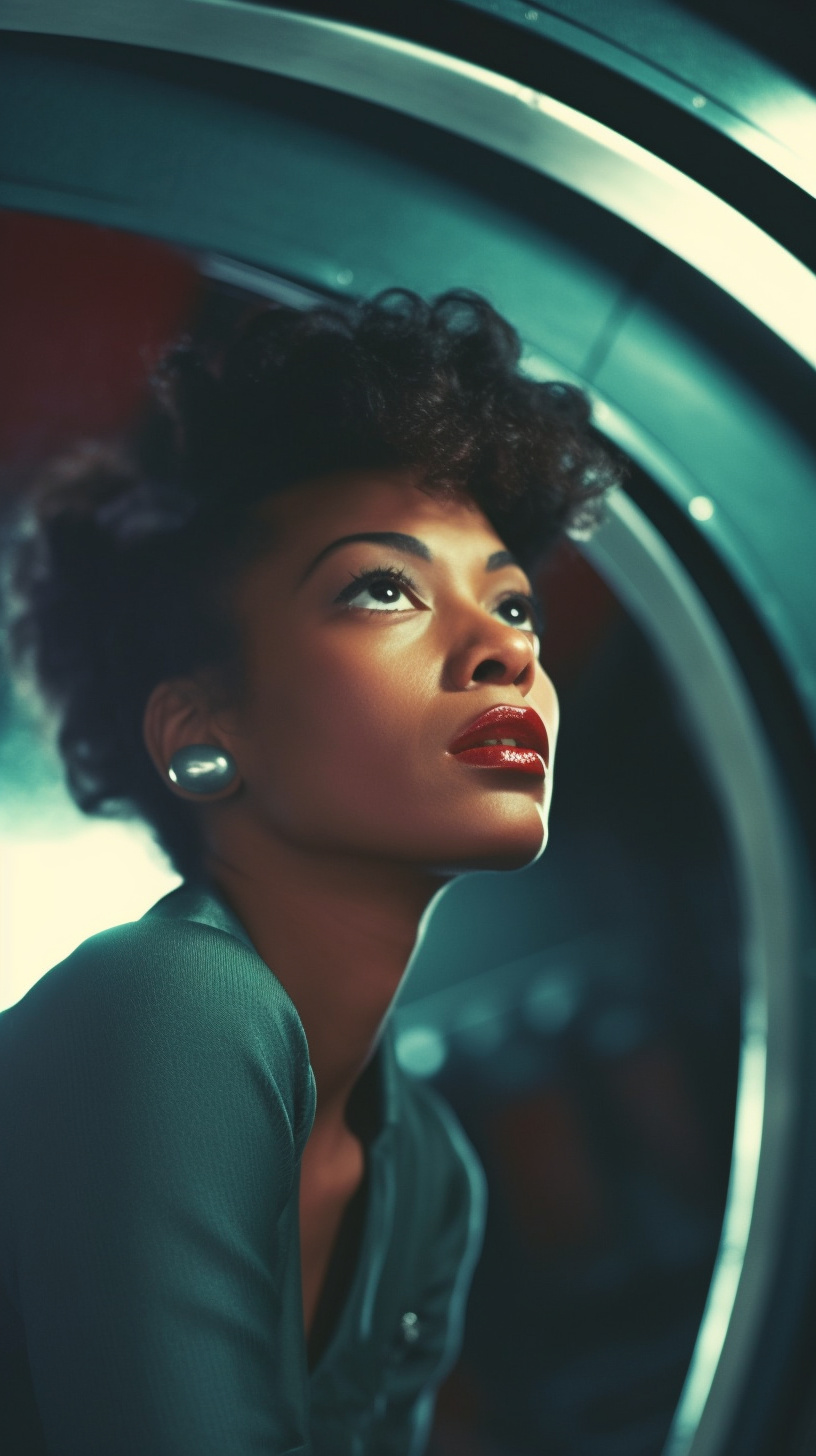 Retro Futuristic Journey: Unseen Spaceship Chronicles