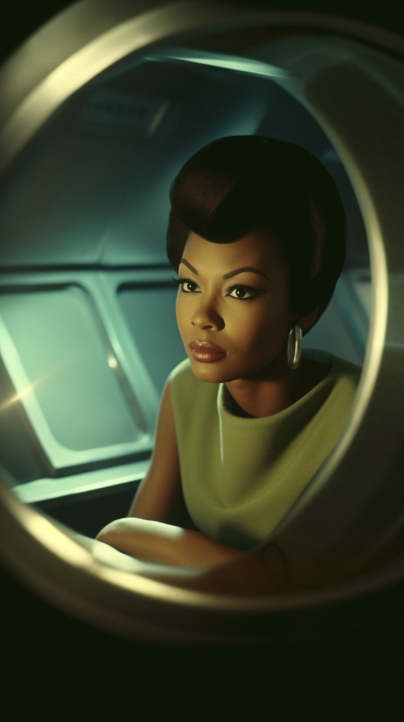 Retro Futuristic Journey: Unseen Spaceship Chronicles