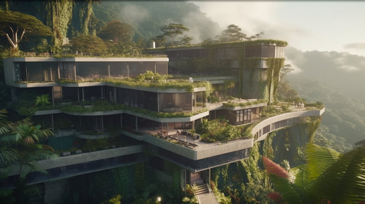 Cliffside Luxury Hotel Drone Photography Challenge