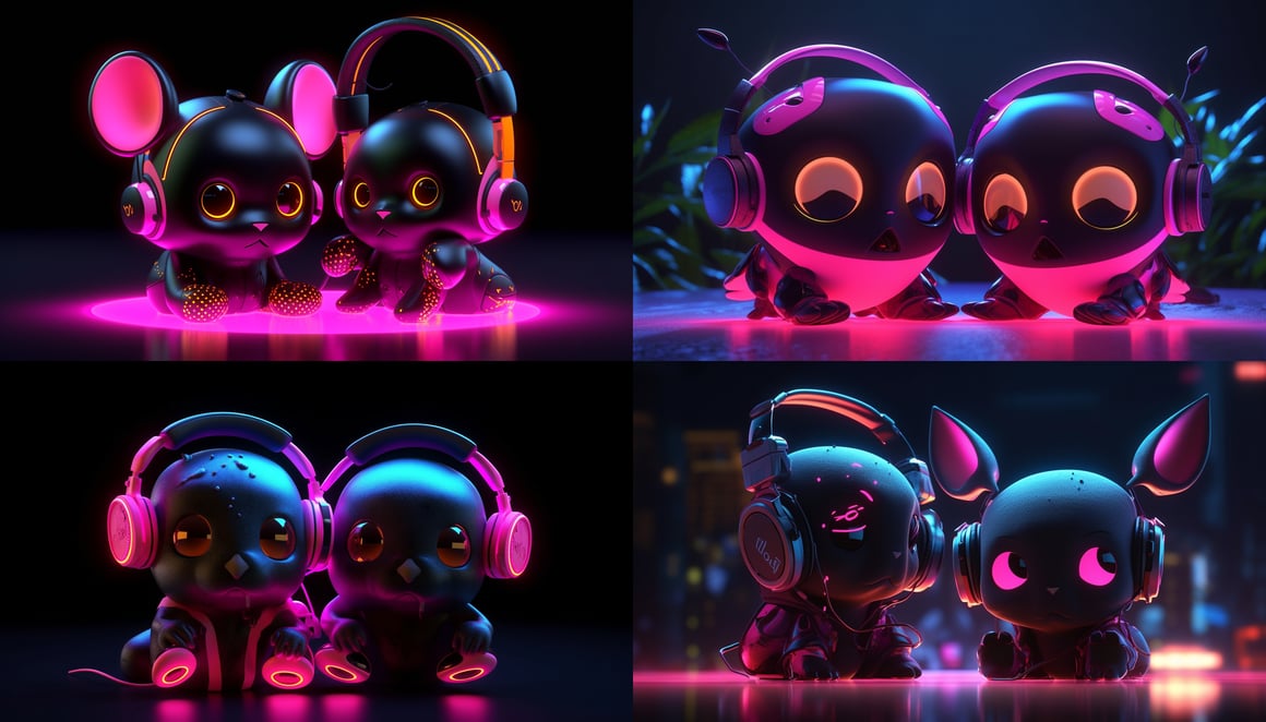Neon Nights: A Cyberpunk Pixar Journey
