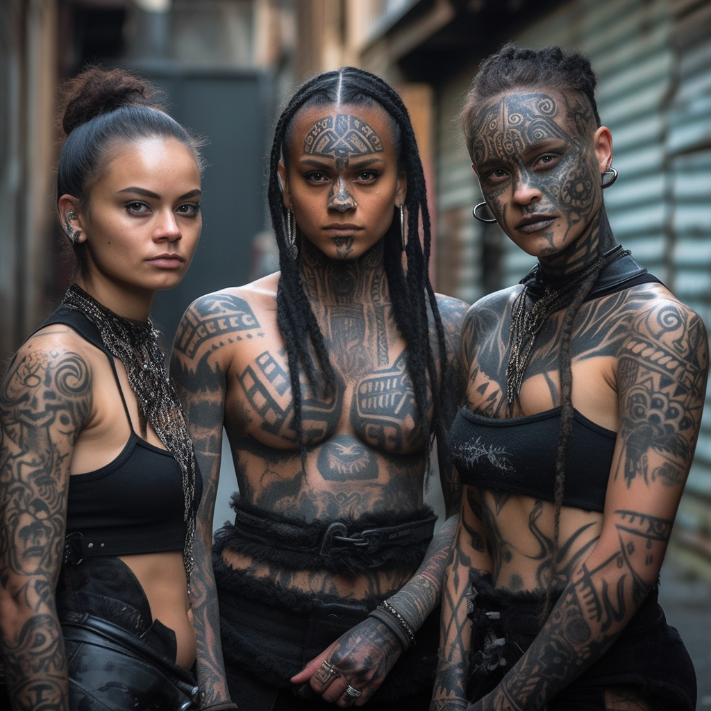 Neo Pagan Cyberpunk: Maori Femme Fatales in Post-Apocalypse