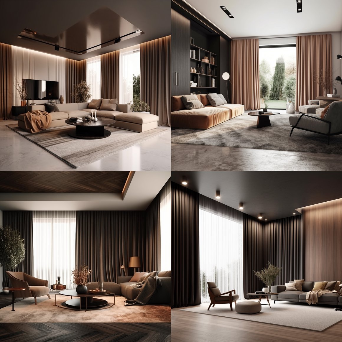 Midnight Elegance: A Cinematic Interior Design Journey