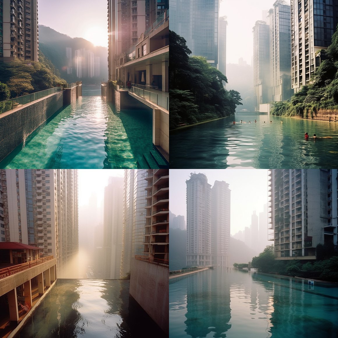 Sunlit Aquatic Architecture in Chongqing