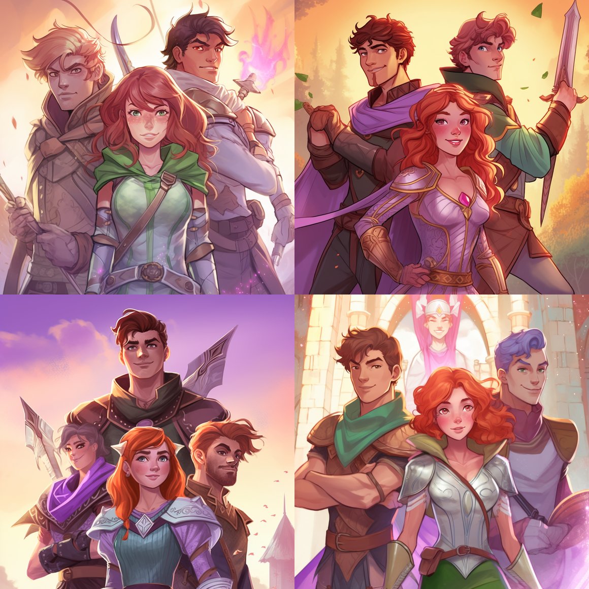 Chronicles of the Bronze Warrior, Green Ranger and Purple Mage