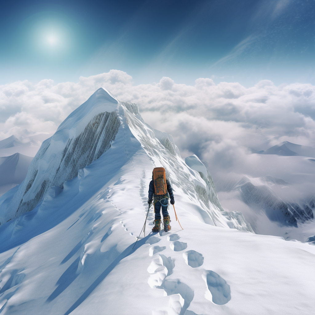 Summit Ascend: A Mid-Journey Glacier Adventure