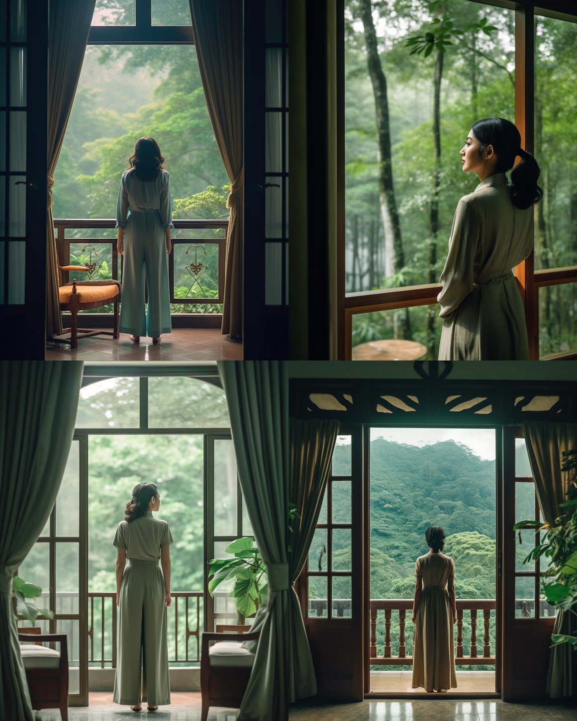 NeoClassic Cinematic Journey: A Supermodel's Solitude