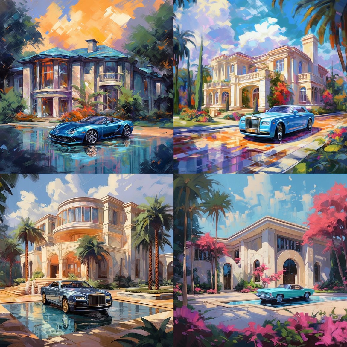Artistic Expression and Luxury Lifestyle Journey