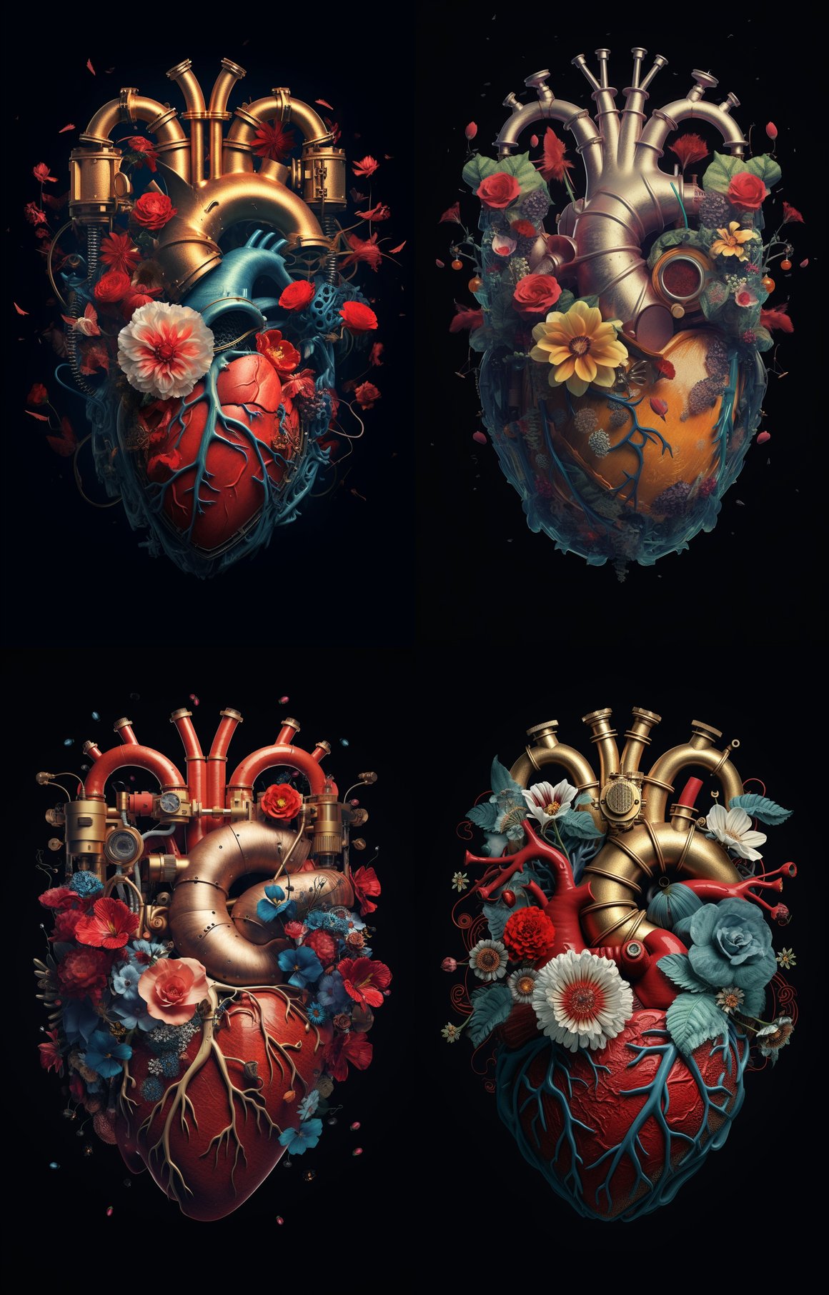 Heart Mechanica: A Floral Symphony