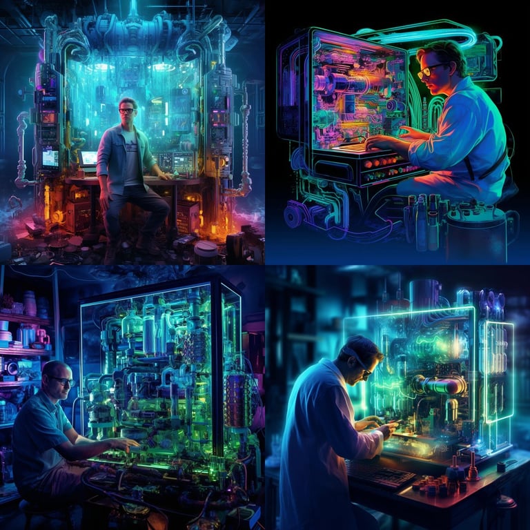 Inner Workings of a High-Performance Gaming PC Prompt | NeoPrompt