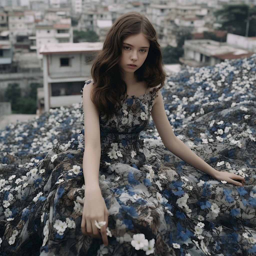A Surrealist Fashion Journey in the Heart of Urban Chaos