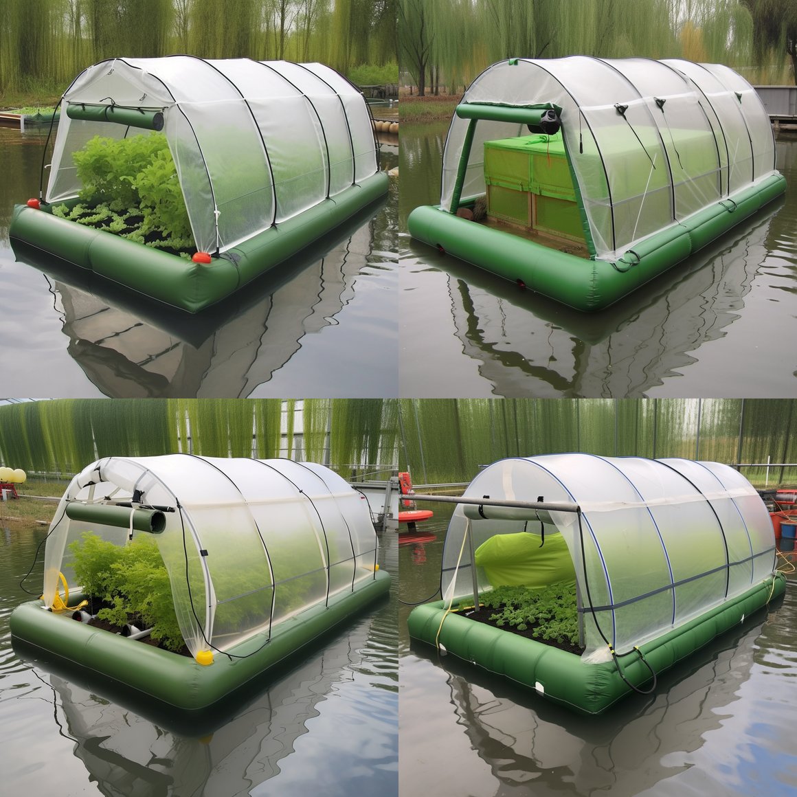 Floating Greenhouse Version 5: Anti-Flood Innovation