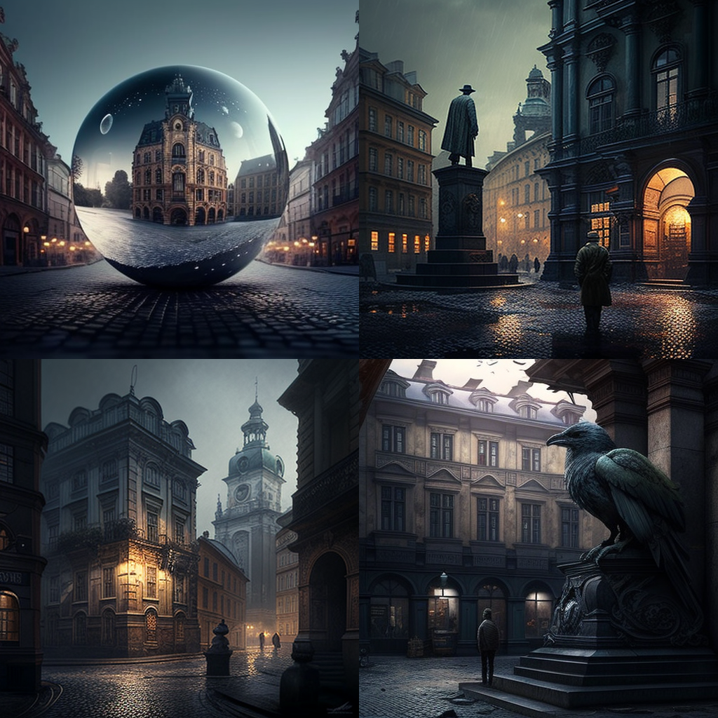 A Stylized Journey Across Time and Dimension