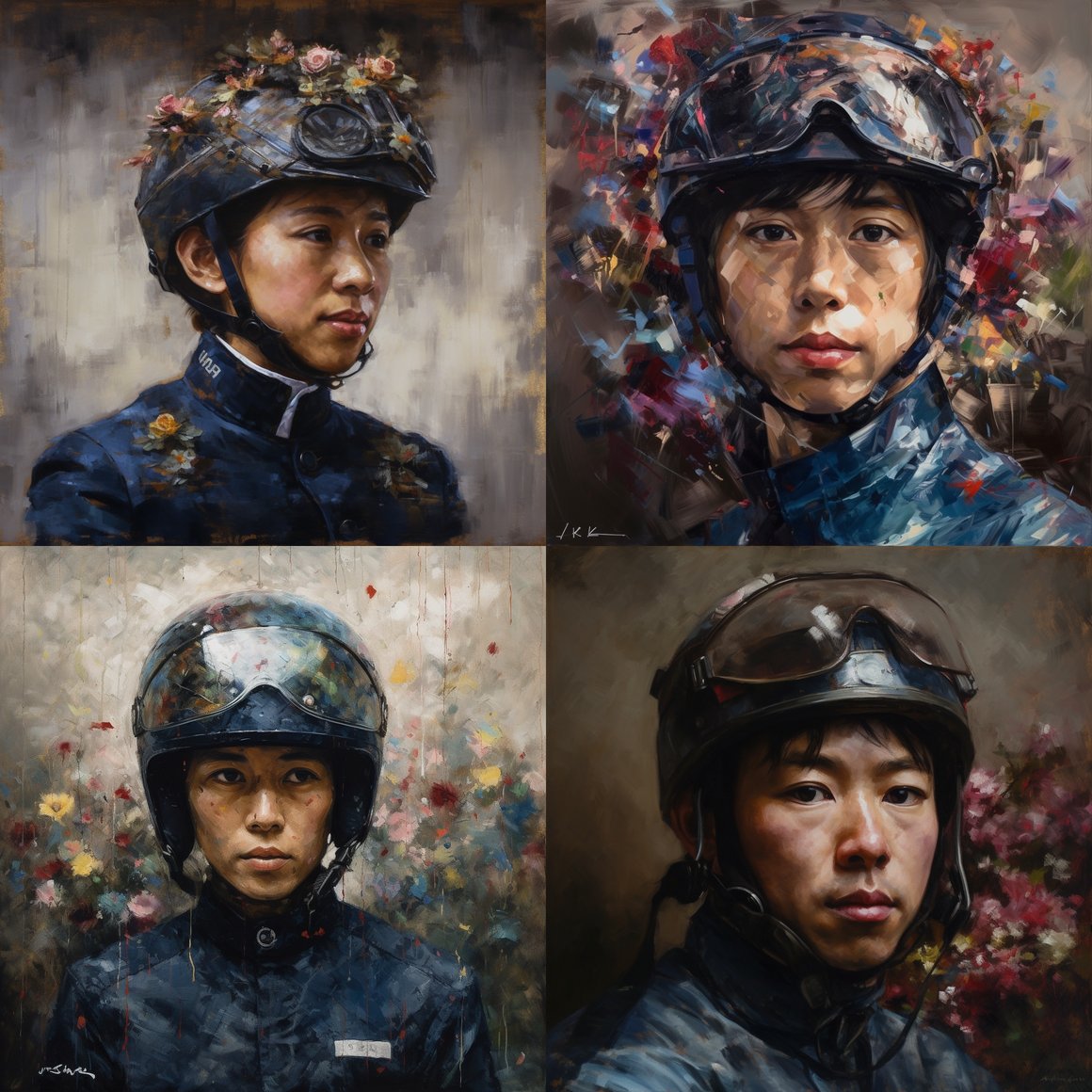 A Tuke-Inspired Portrait with a Nod to Rebecca Louise Law's Artistic Style