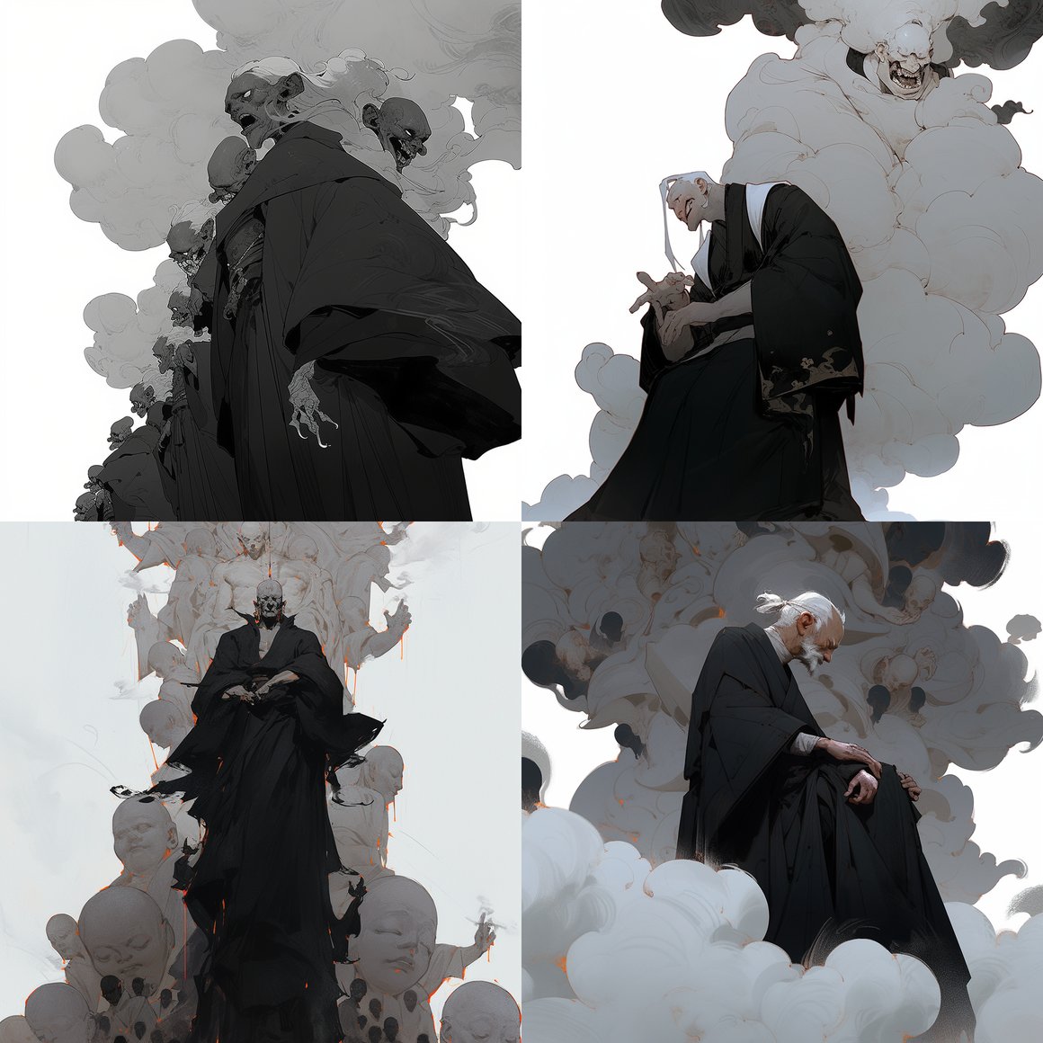 A Surreal Journey through Ink and Time