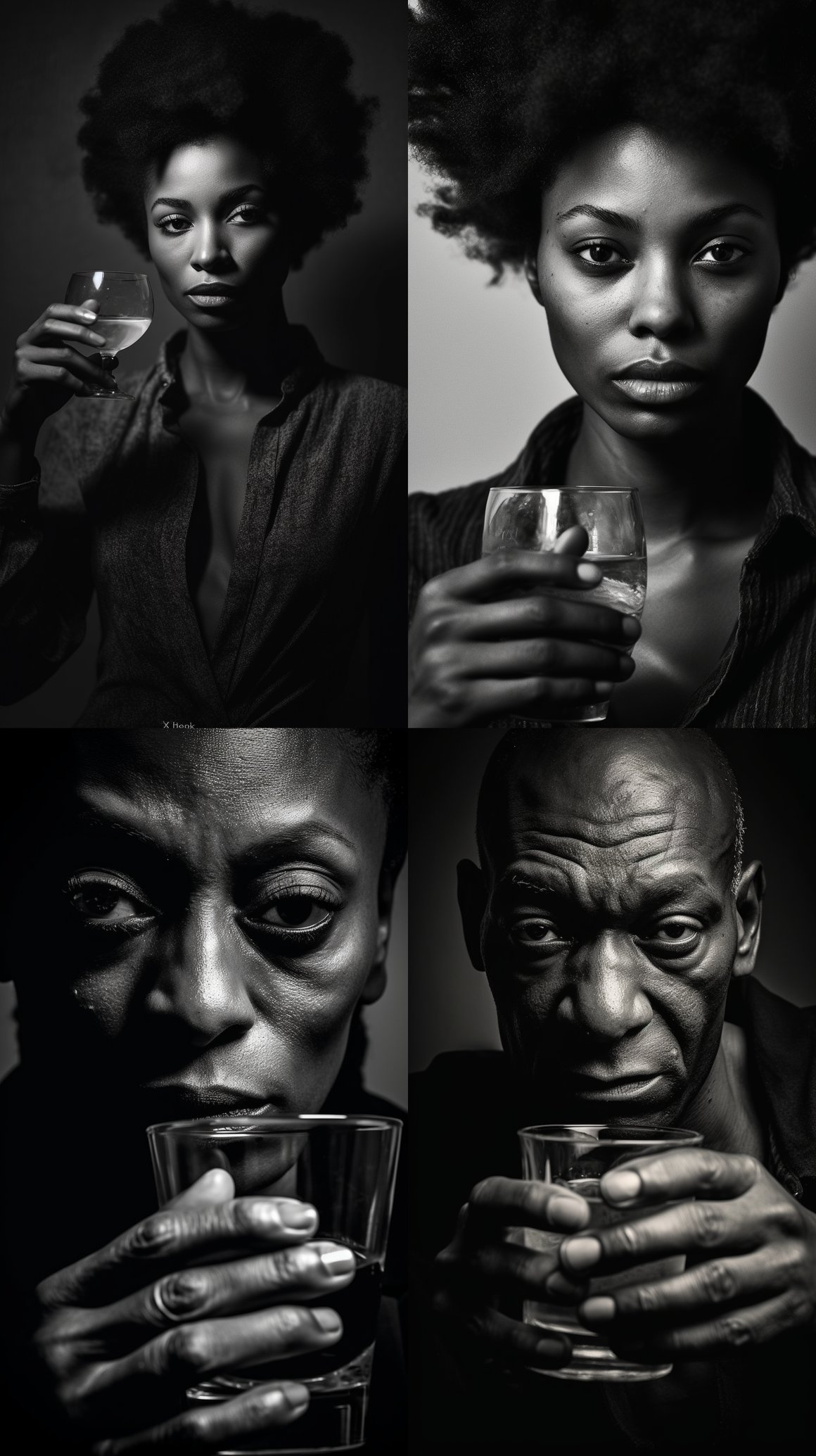 Sultry Noir: A Mid-Journey Whiskey Portrait