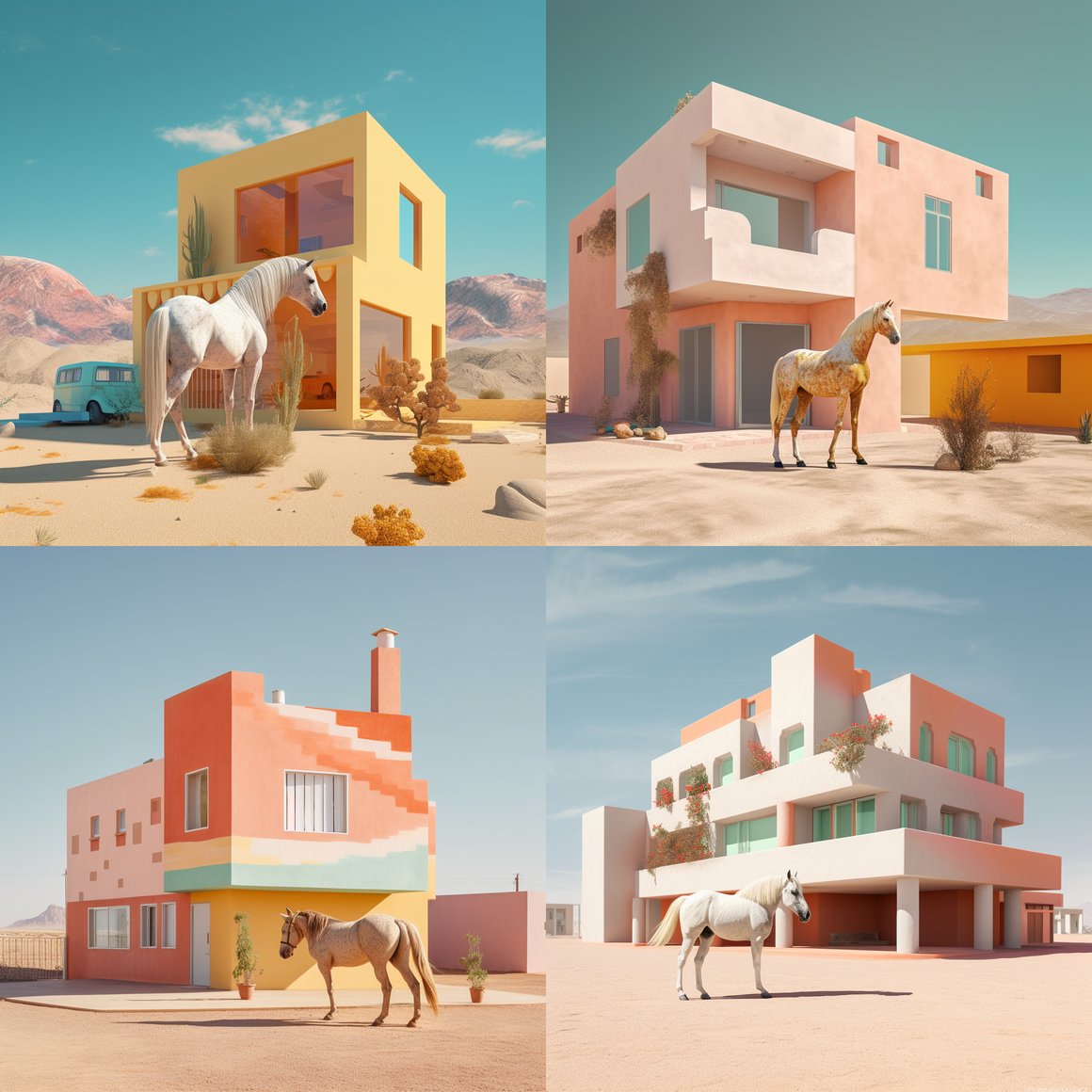 Ricardo Bofill-Inspired House and Horse Soiree