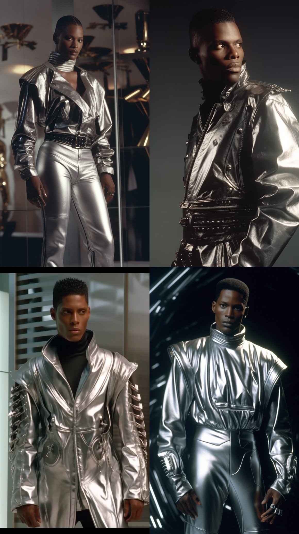 Retro Futuristic Balenciaga Cyborg Fashion Moment