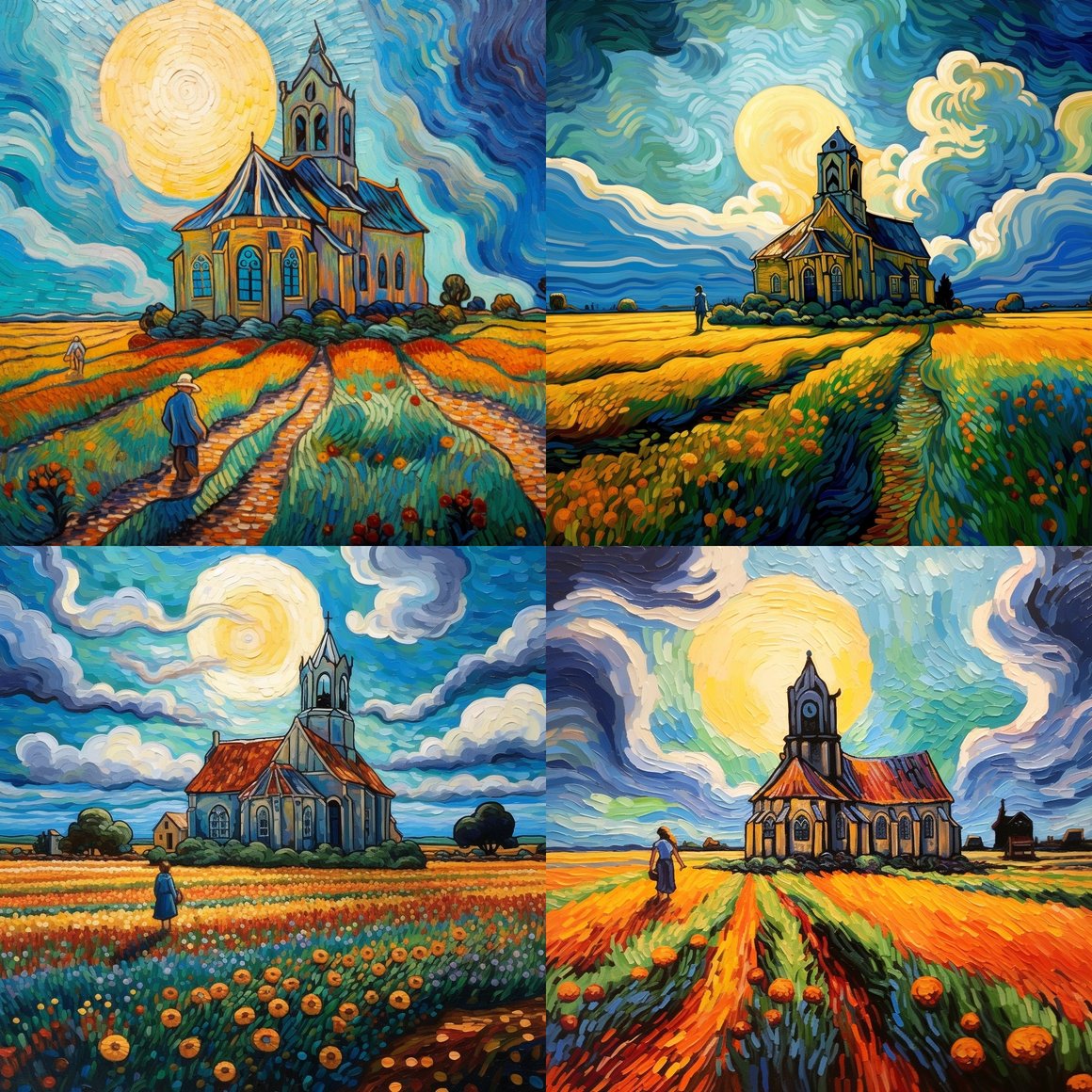 Halfway To Heaven: A Van Gogh Inspired Journey