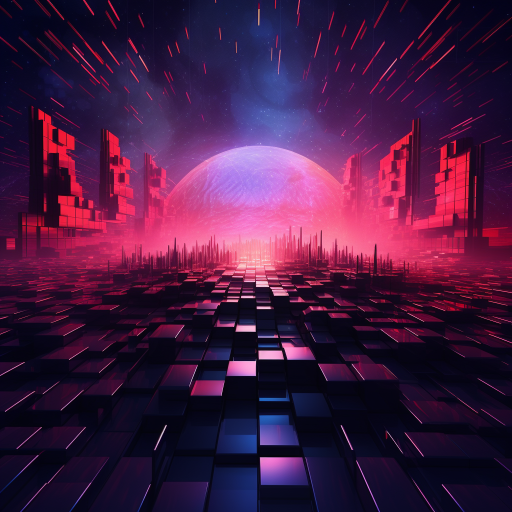 Navigating a Futuristic Tech Voyage with Managed IT in Vibrant Colors