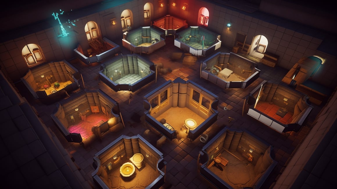 Navigating the Photorealistic Honeycomb Labyrinth