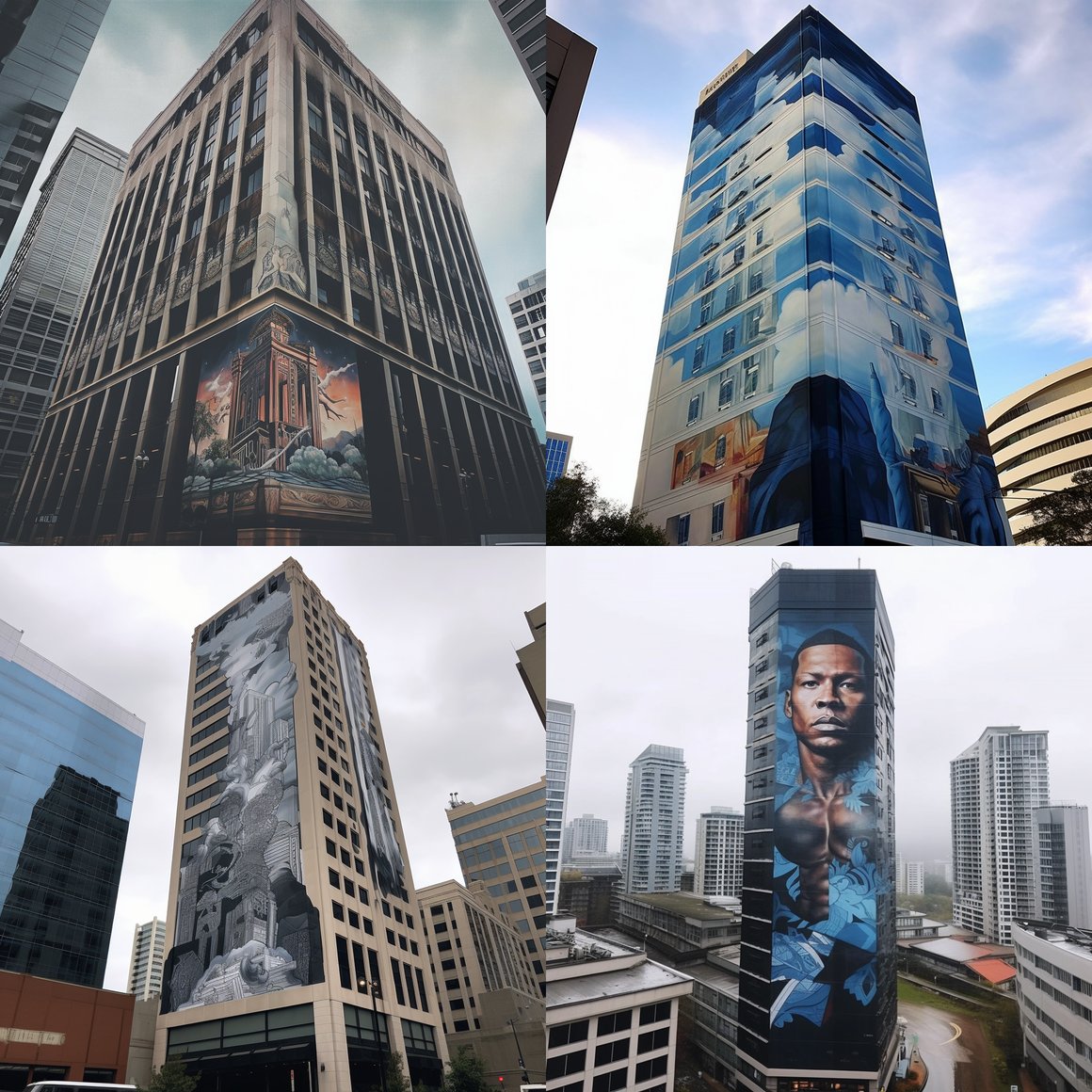 Artist's Tale on Towering Canvas