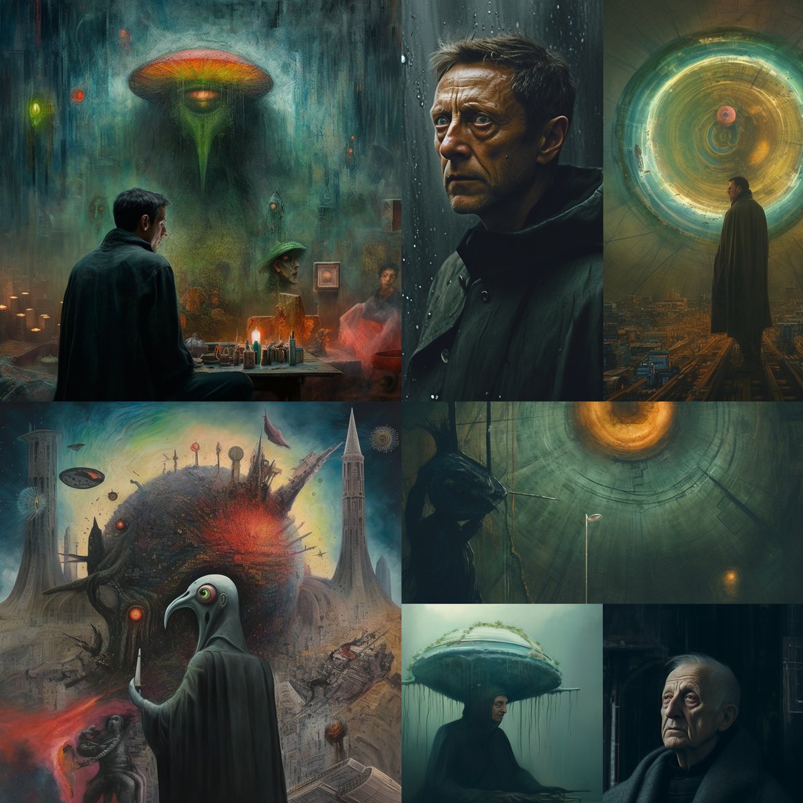 A Surreal Mid-Journey Through Fantastical Realms