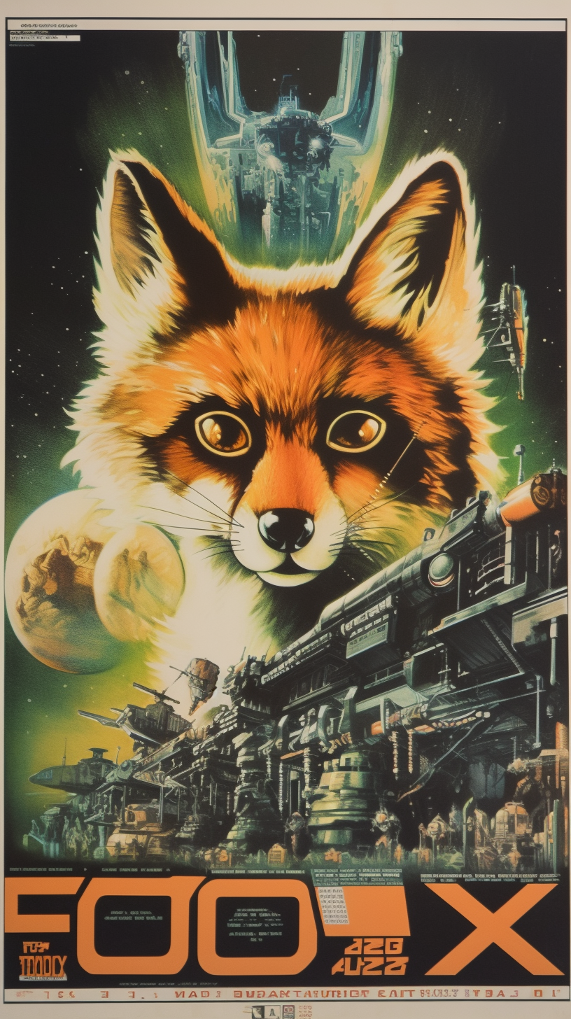 Retro Sci-Fi Fox Journey: Midway Gush Snapshot