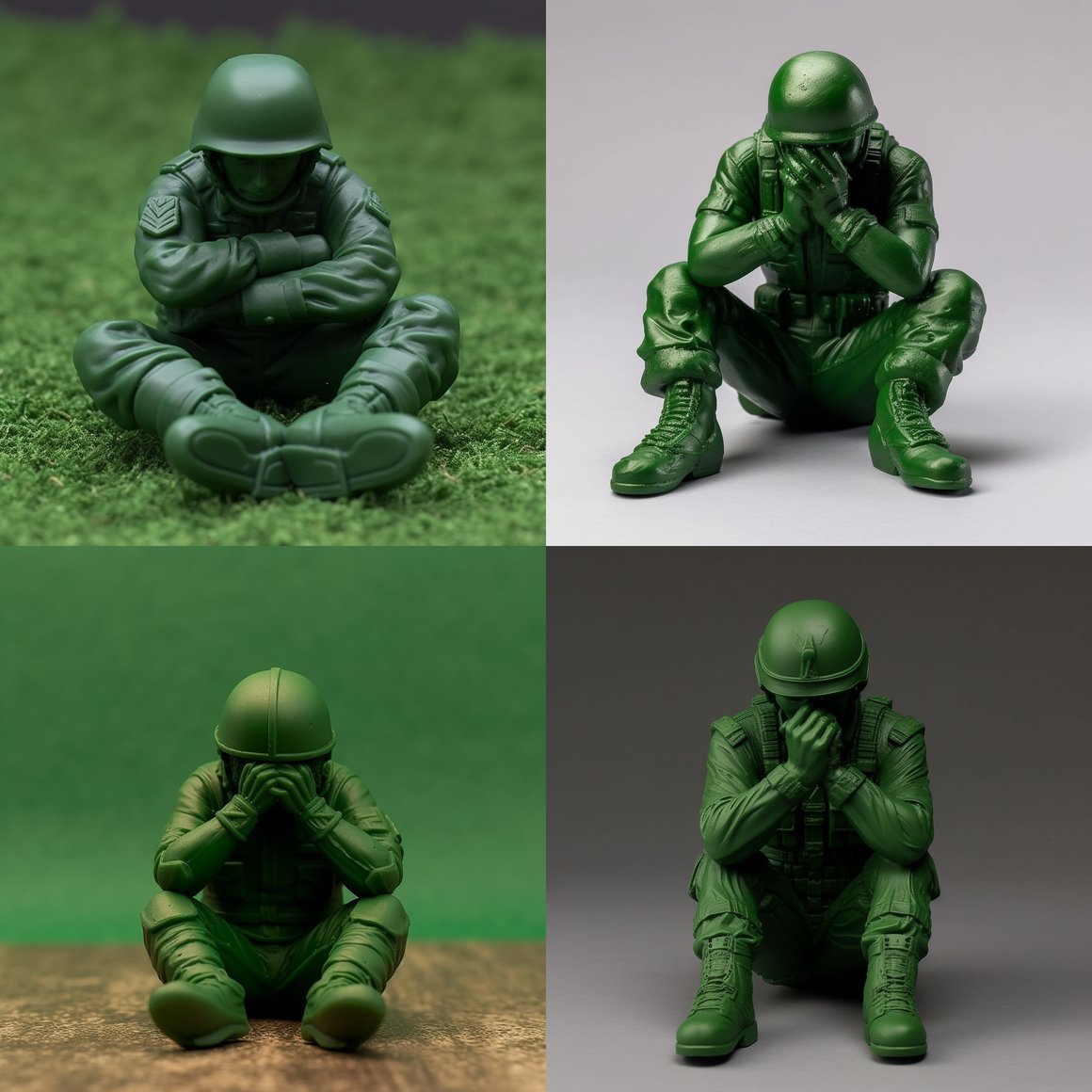 Despair in Miniature: A Soldier's Silent Struggle