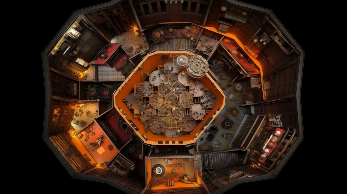 Hazardous Honeycomb: A Frightful Photorealistic Journey